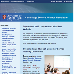 September 2015 Newsletter Image