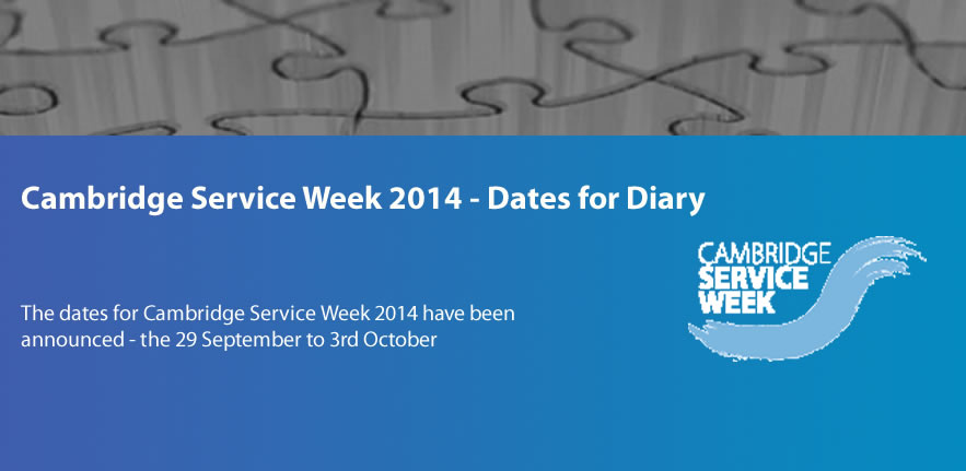 Cambridge Service Week Dates