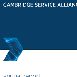 2016 Annual Report for the Cambridge Service Alliance