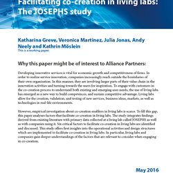 Facilitating co-creation in living labs: The JOSEPHS study
