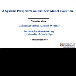 November Webinar - A System Perspective on Business Model Evolution