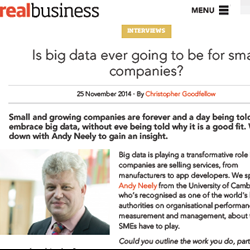 In the News - Is Big Data ever going to be for small businesses?