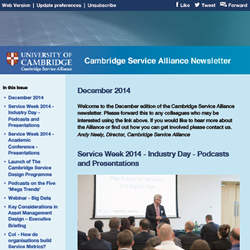 December 2014 Newsletter