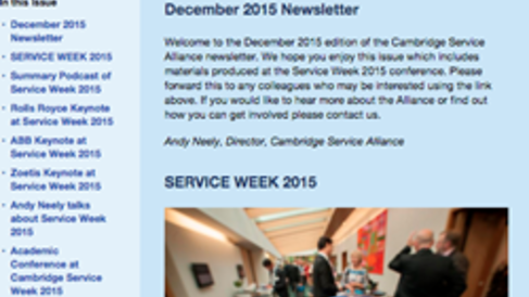 December 2015 Newsletter