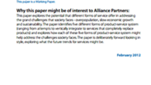 Society’s Grand Challenges: What Role for Services?