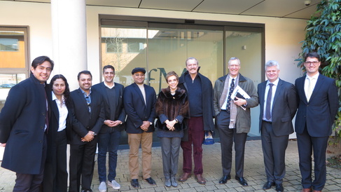 President Fox Visits the IfM and Alliance