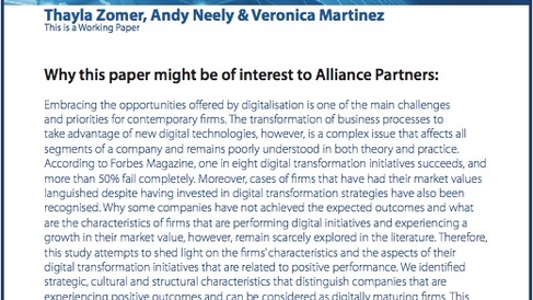 May Paper - Enabling Digital Transformation: An Analysis Framework