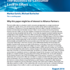 Business-to-Consumer Lock-in Effect