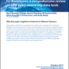 October Paper - Big Data Analytics Architecture for Businesses