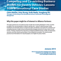 Business Models for Electric Vehicles