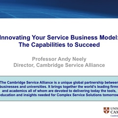 Webinar - Innovating Your Business Model: The Capability Assessment Tool
