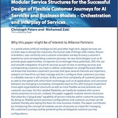 June paper on 'Modular Service Structures for the Successful Design of Flexible Customer Journeys for AI Services and Business Models – Orchestration and Interplay of Services'
