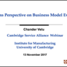 November Webinar - A System Perspective on Business Model Evolution