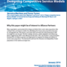 Designing Competitive Service Models'