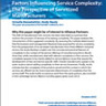 Factors Influencing Service Complexity