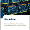 Blockchain: driving productivity, traceability and customer experience in supply chains 