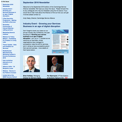September 2016 Newsletter