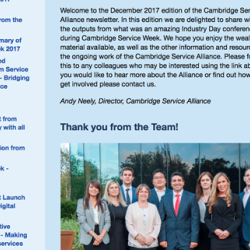 December 2017 Newsletter