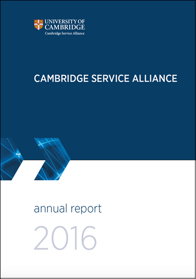 2016 Annual Report for the Cambridge Service Alliance
