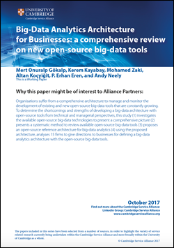 October Paper - Big Data Analytics Architecture for Businesses