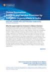 April 2012 Paper Divine Innovation: Religion and Service Provision by Religious Organizations in India