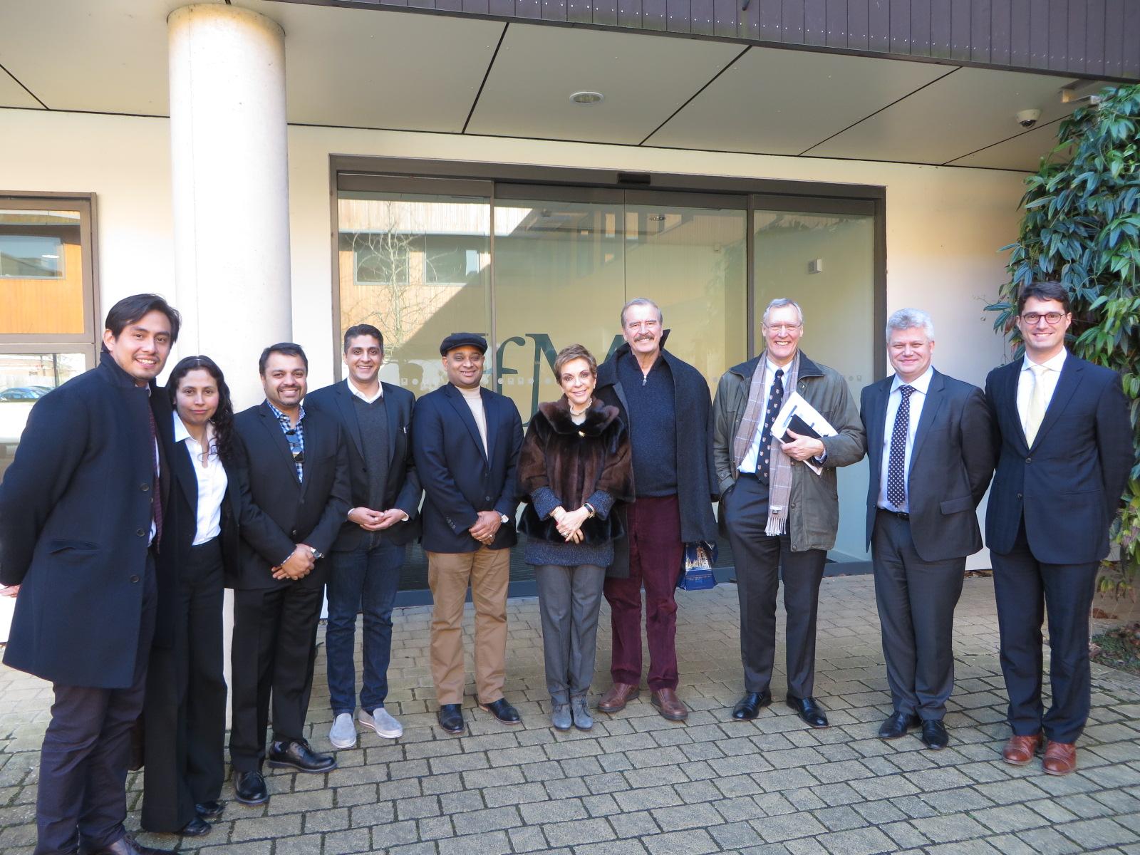 President Fox Visits the IfM and Alliance