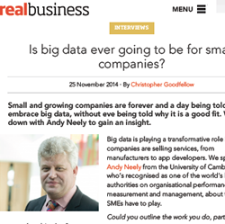 In the News - Is Big Data ever going to be for small businesses?